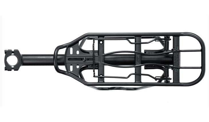RFR Gepäckträger Sattelstützemit Rail Klick&Go blackG