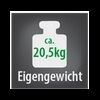 EUFAB Heckträger SD260 2 Räder für Flügeltüren