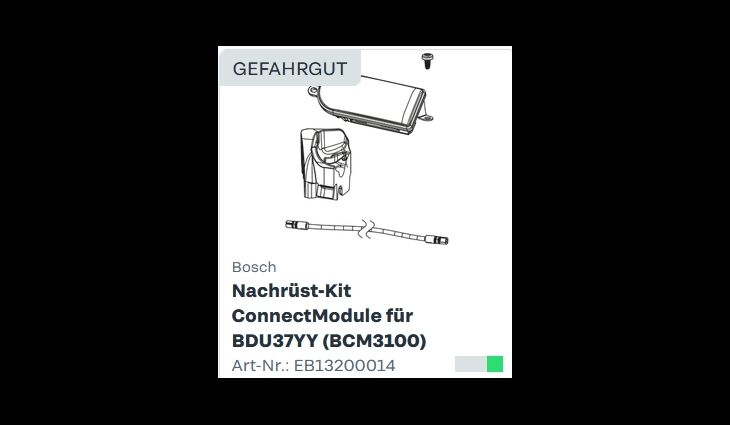 BOSCH ConnectModule Nachrüstkit BDU37YY (BCM3100)