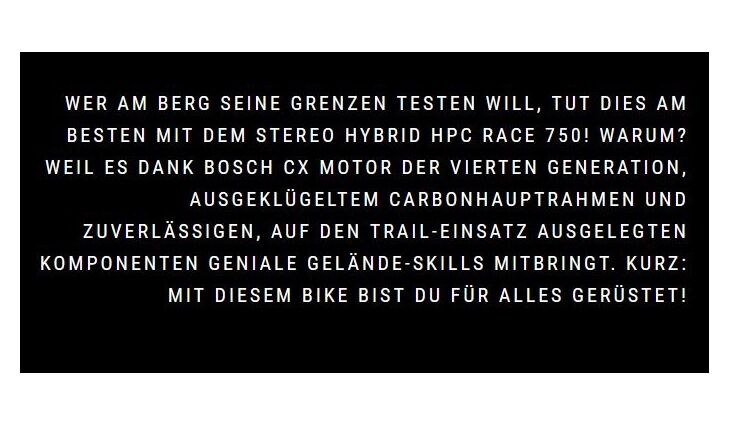 CUBE Bikes E Stereo Hybrid 140 HPC Race750 M 18" 2023/24