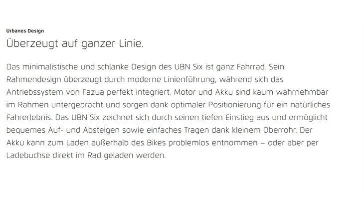 Riese&Müller Elektro UBN Six Silent 45cm 21kg mit Rahmenschloß