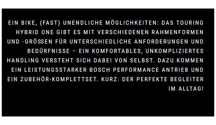 CUBE E Touring Hybrid ONE 625 62 cm / XL 2023/24