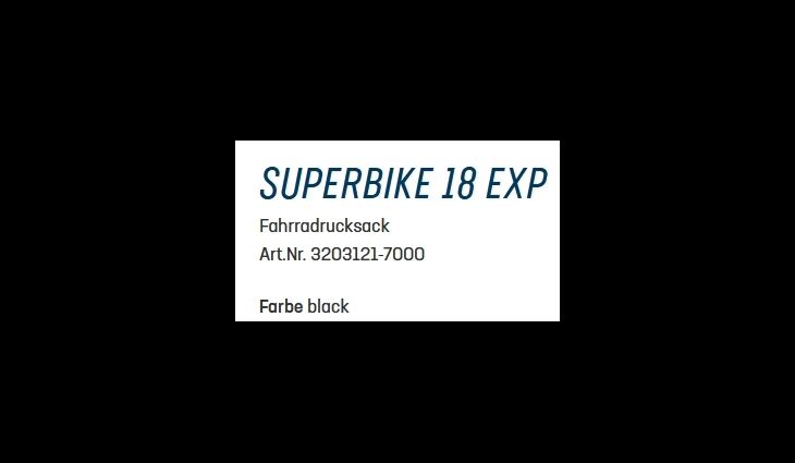 Deuter Rucksack Superbike 18 EXP 18+4 1070 Gr Fahrrad