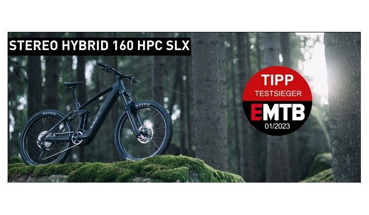 CUBE Bikes E Stereo Hybrid 160 HPC SLX 750 18" M 2023/24