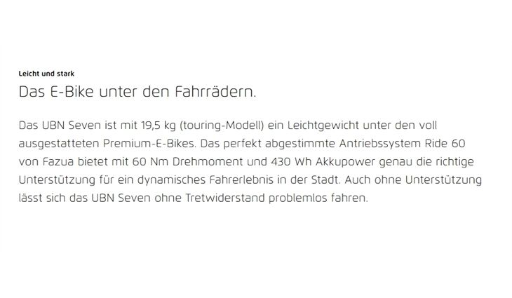 Riese&Müller UBN Seven Vario 45cm Susp Kit, Gepäcktr,Rschloß