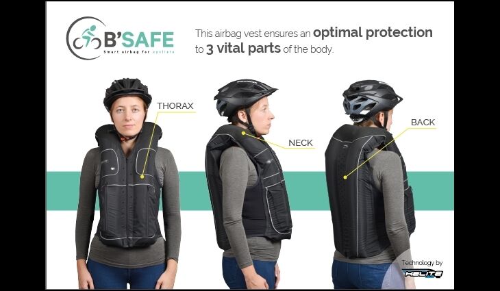 Helite Weste B'Safe Airbag HI-VIS S