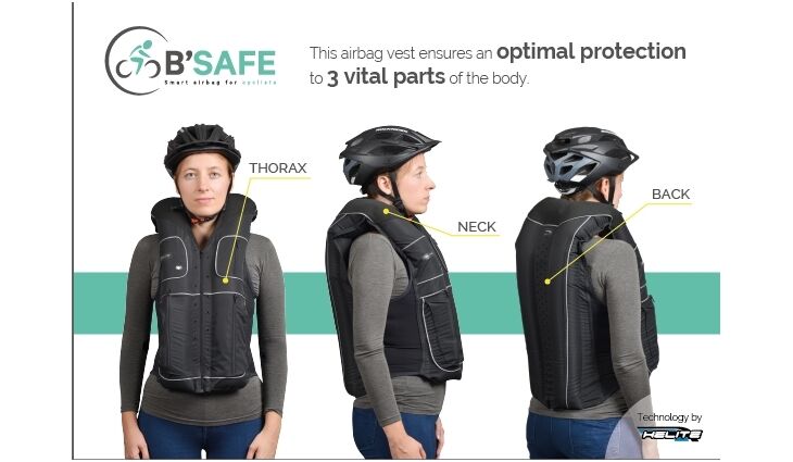 Helite Weste B'Safe Airbag schwarz XL