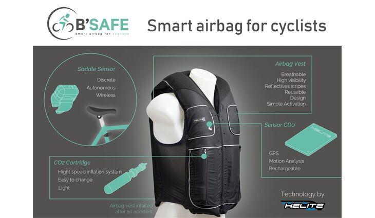 Helite Weste B'Safe Airbag schwarz XL