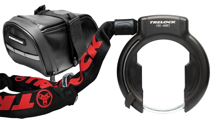 TRELOCK Rahmenschlossset RS 480 Ballon ZR355/100 Saddle