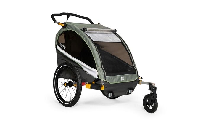 Burley Kinderanhänger D'LITE X 2 Sitzer nur 13,8kg