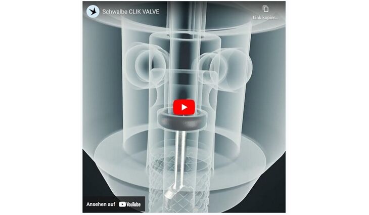 Schwalbe Ventilset DV 2x SCV DV3544 ClikValve Pumpenkop