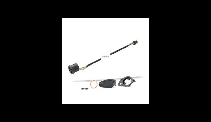 BOSCH Kit Ladebuchse PowerTube, inkl. Kabel 340 mm